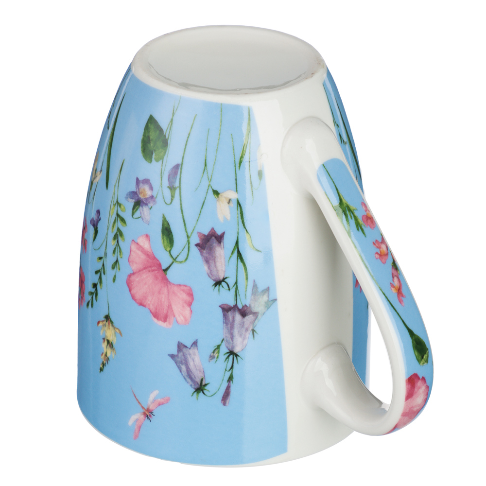 Кружка 350мл, фарфор, "Соцветие", 4 цвета - #4