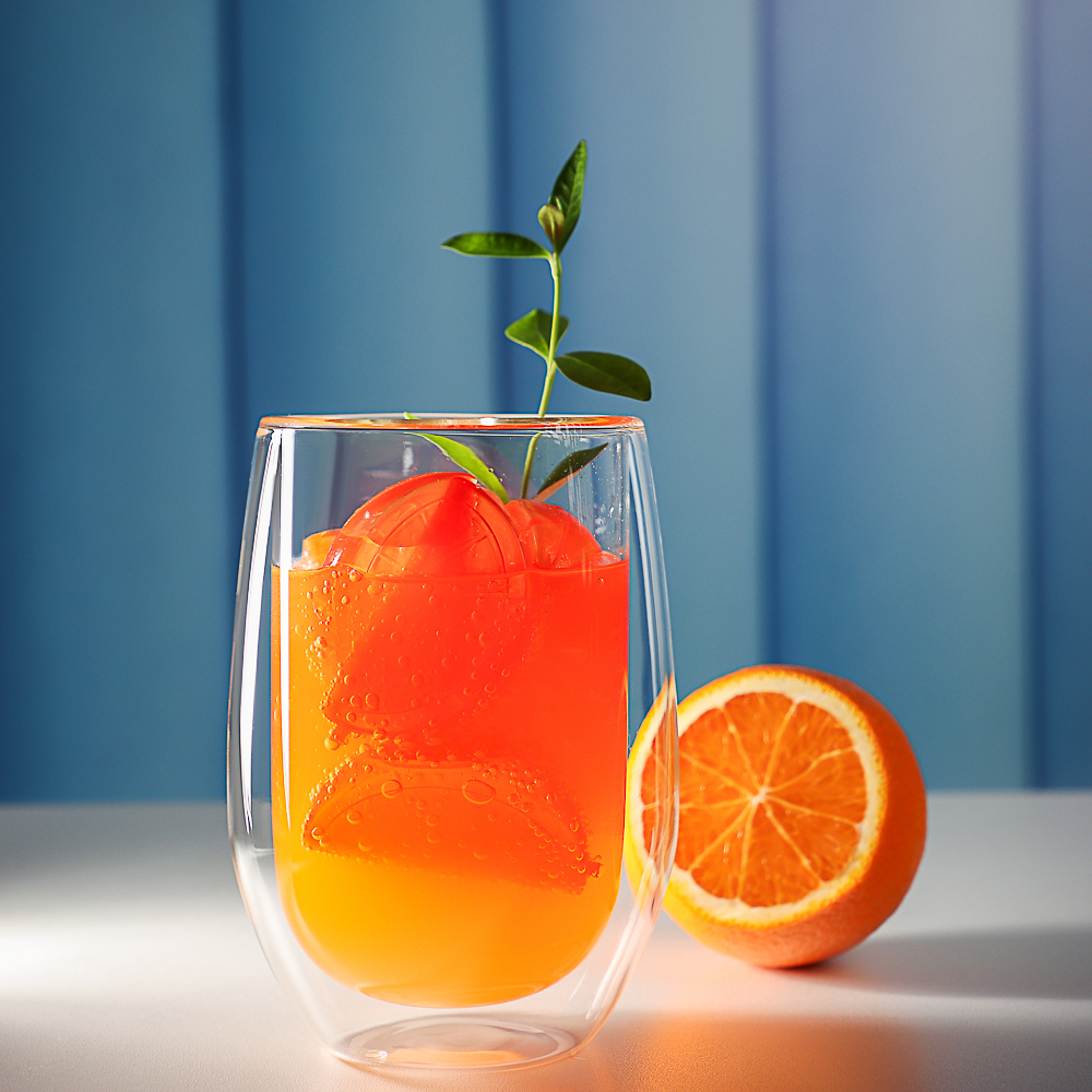 Лед многоразовый 15шт "Дольки апельсина" в сетке - #7