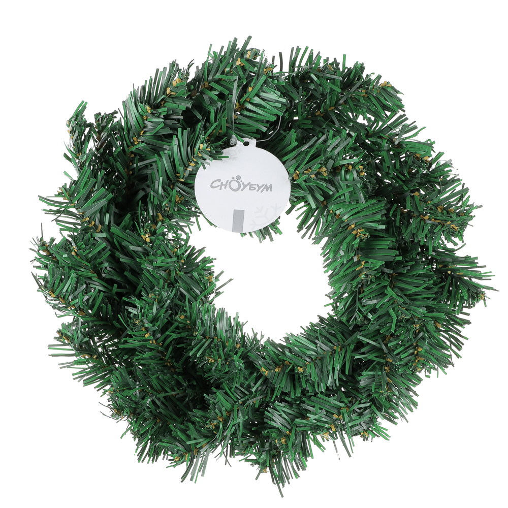 СНОУ БУМ Венок ПВХ 30см, 26-85 - #4