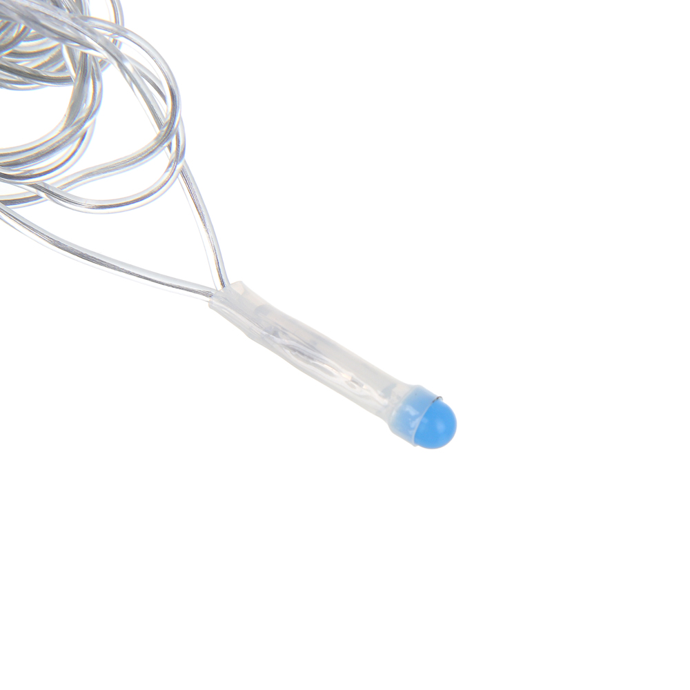 СНОУ БУМ Гирлянда эл. вьюн 10м, 80LED, цветной диод/синий, 8 реж., ПВХ прозрачн. 220В - #3