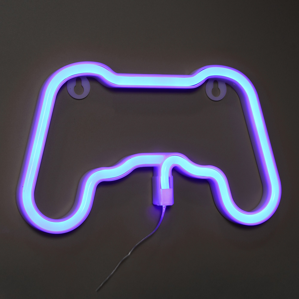 Светильник неоновый тм LADECOR 20x21 см, батарейки ААх3 (не в комплекте) - #9