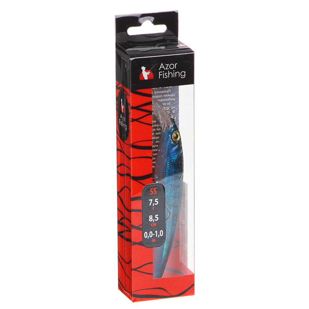 AZOR FISHING Воблер "Икс Минноу", SS, 7,5гр, 85мм, 0,0-1,0м, 5 цветов - #3