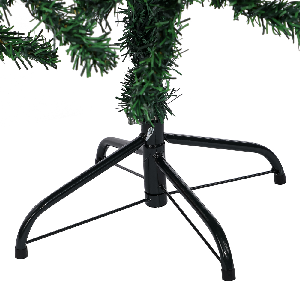 Ель 150 см, 300 веток, ПВХ, зеленая, 26-8 - #4