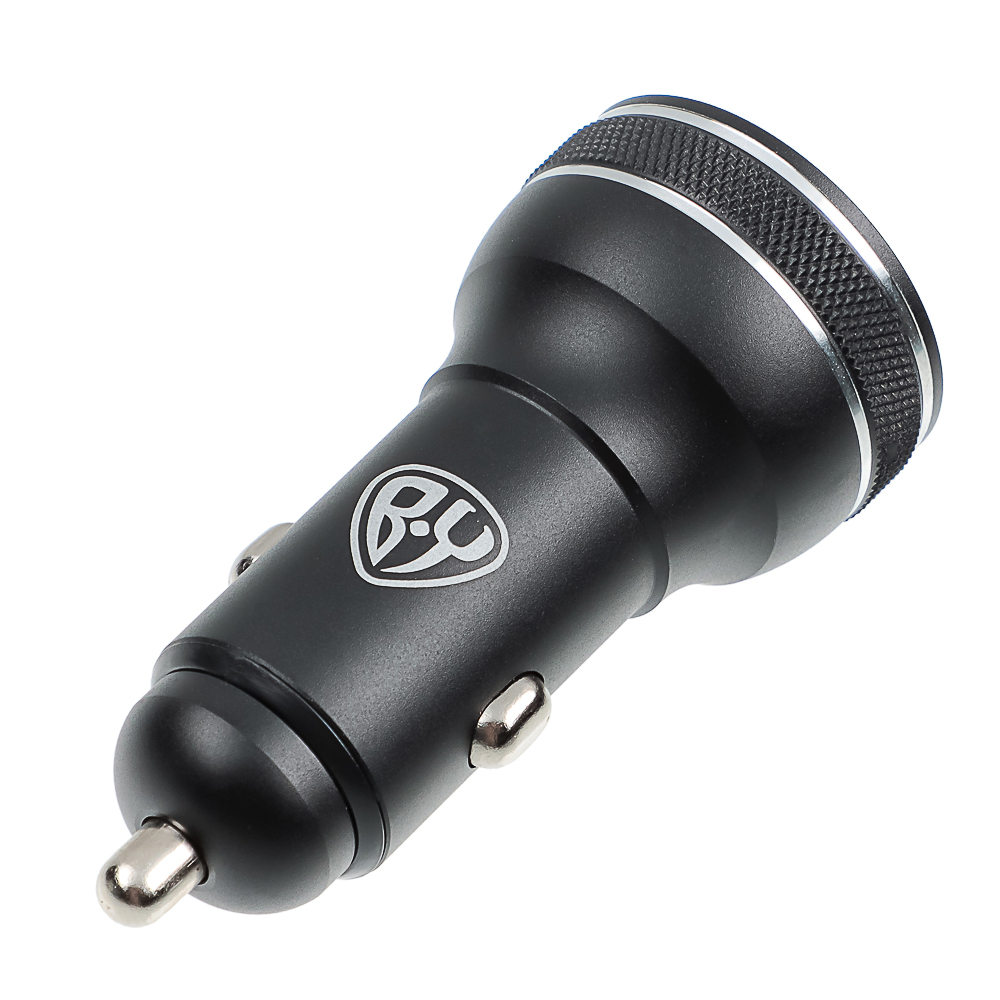 BY Зарядное устройство с дисплеем и подсветкой 12/24 В, 48 Вт QC, PD, PPS, Type-c/USB-A, алюминий - #5