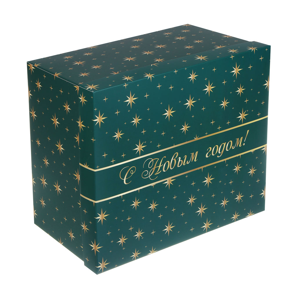 Коробка складная, 31,2x25,6x16,1 см, бумага, 5 дизайнов - #7