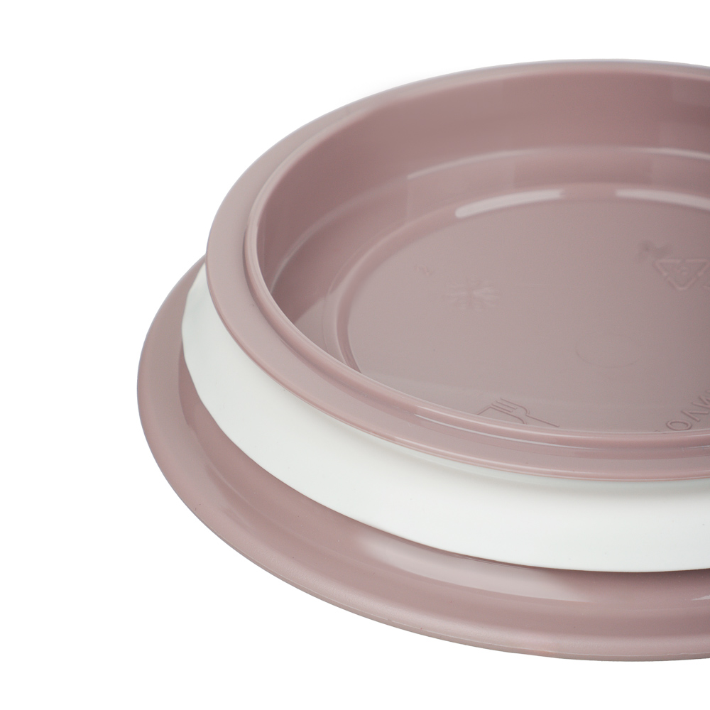 Банка круглая с вакуумной крышкой для сыпучих продуктов 1,4л, D-11,4см, H-22,5см, пластик, 2 цвета - #7