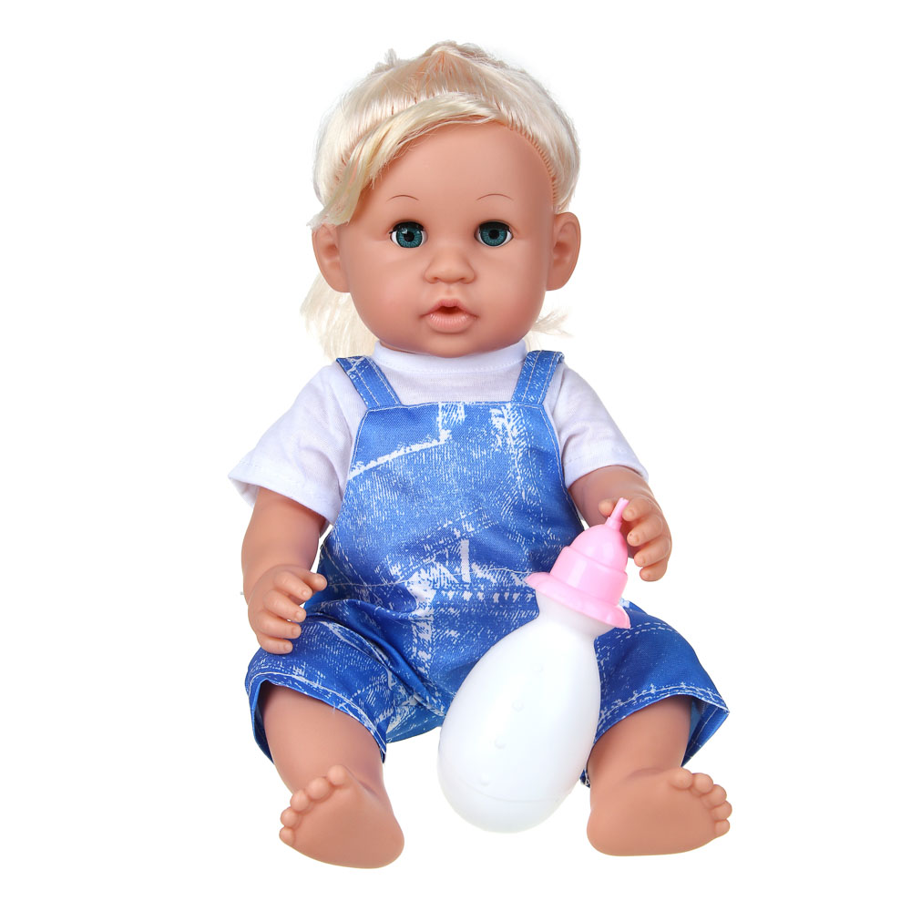 BY Kids Кукла интерактив. "ЛуЛу", пластик PE, резина, текстиль, звук, AG13х3, 23х11х36см, 2 диз. - #5