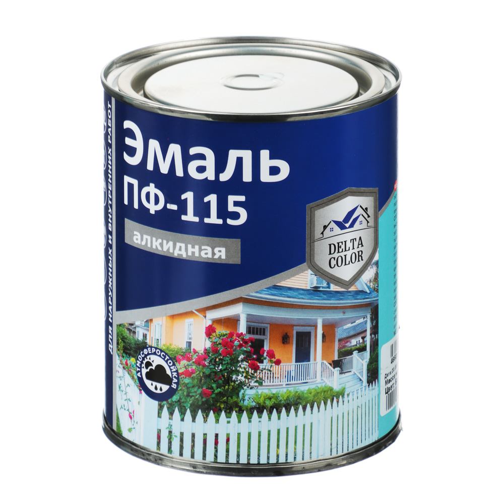 DELTA COLOR Эмаль ПФ-115 Белая - #1