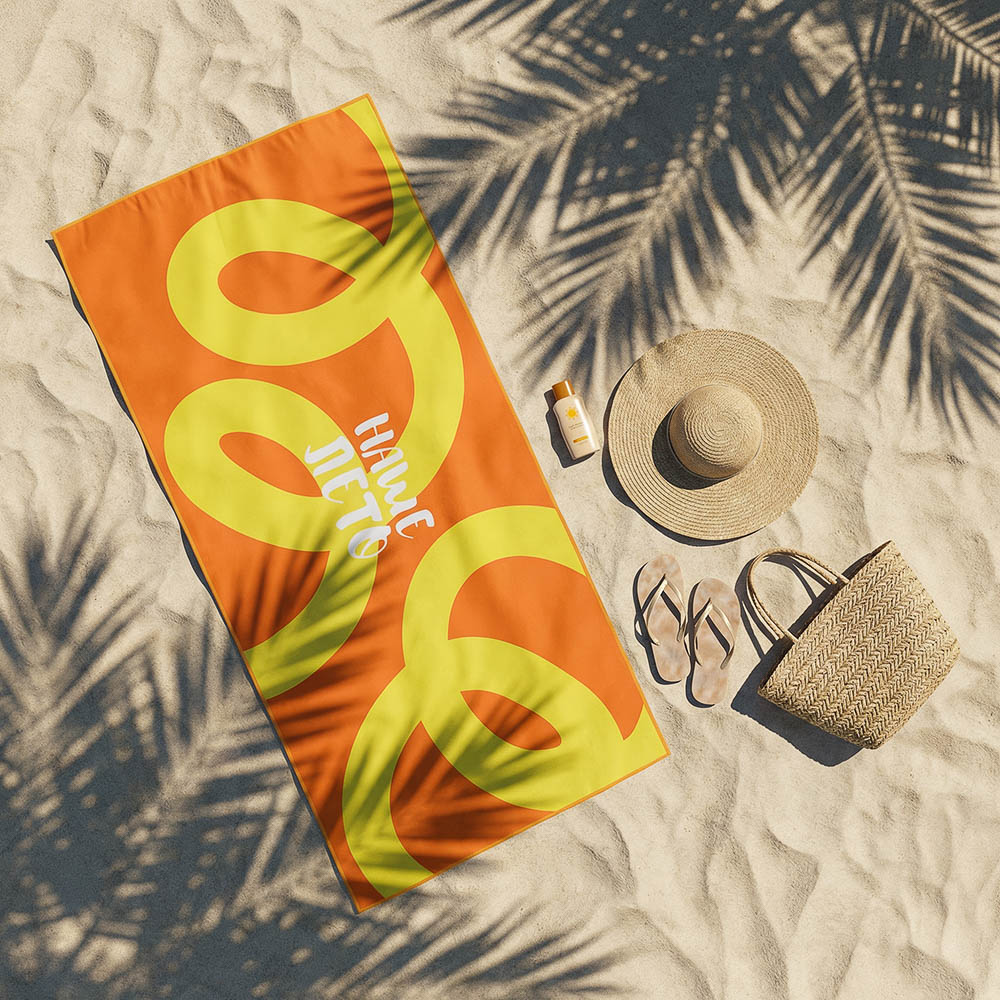 Полотенце пляжное тм PROVANCE Саммер 70х150см, 100% полиэстер, Наше лето, 6 дизайнов - #10