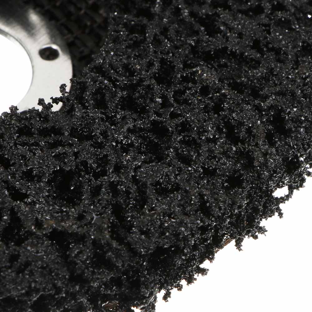 ЕРМАК Диск коралловый зачистной 125мм для УШМ, п.кв. 22 мм, толщина 14мм, чёрный, низкая жестк. - #4