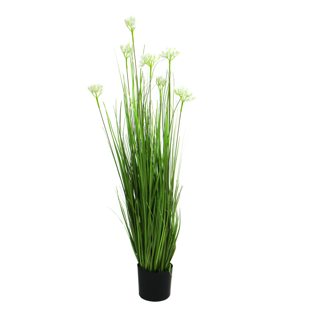 Растение искусственное Inbloom "Осока", с цветами, 100 см - #2