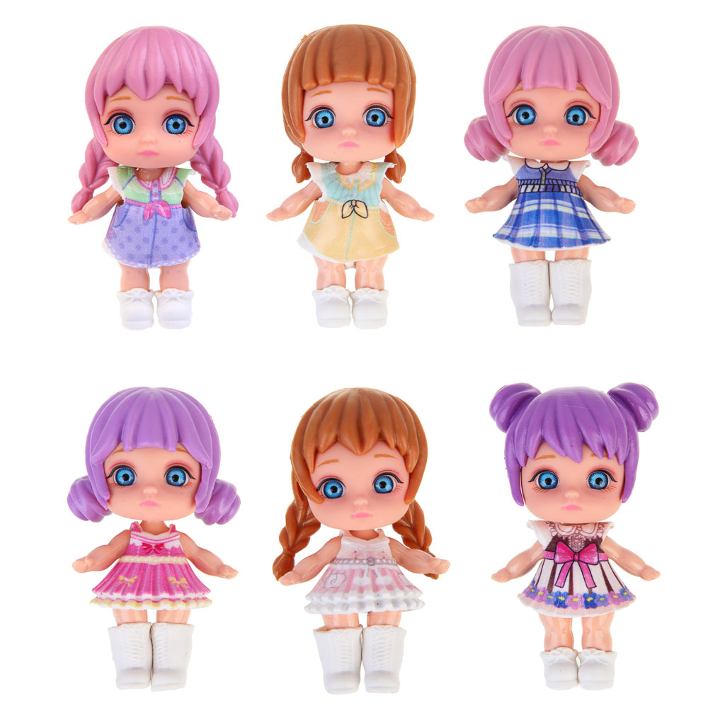 ИГРОЛЕНД Кукла-сюрприз "Лулу" коллекционная, 8 см, PVC, ABS, 14х4х14 см, 6 дизайнов - #2