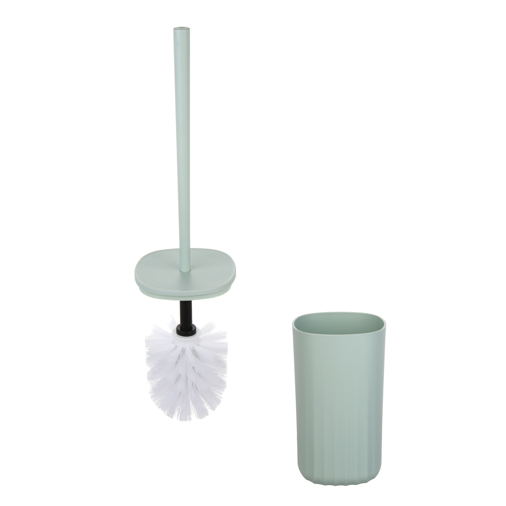 Ёрш для унитаза тм VETTA Сидней, пластик, PP, оливковый, 9,5x39,5см - #1