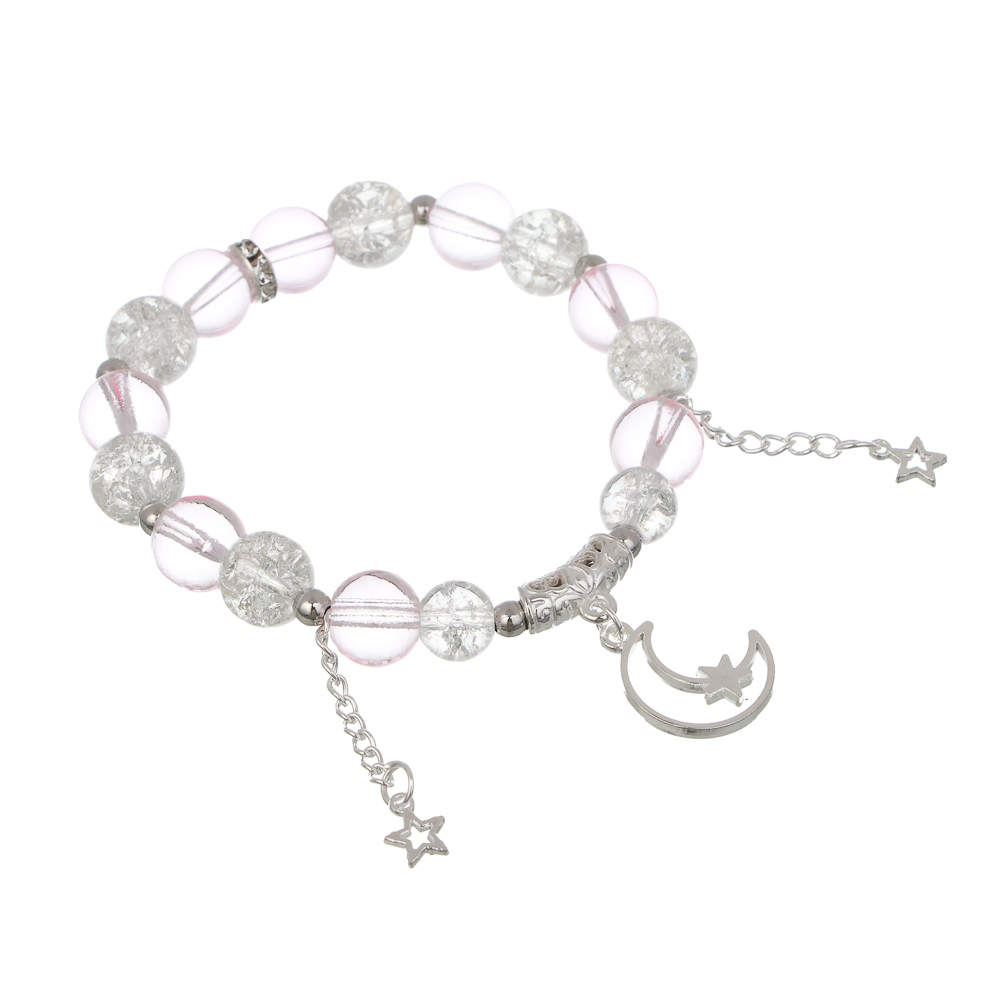 ЮНИLOOK Браслет с декором, d7см, d бусин 1см, 6 цветов, стекло, #3 - #3