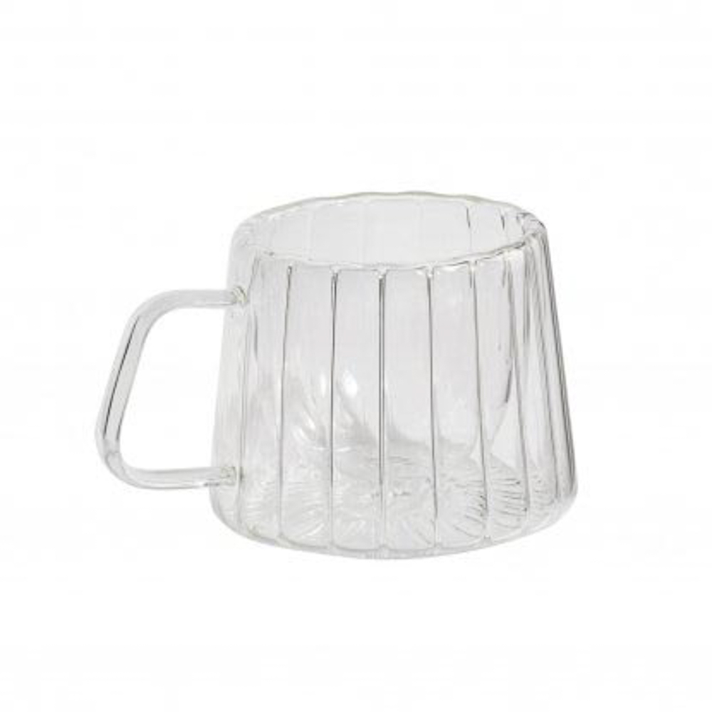 Кружка с неровным краем, двойными стенками тм MILLIMI Лава, 200мл, стекло - #1