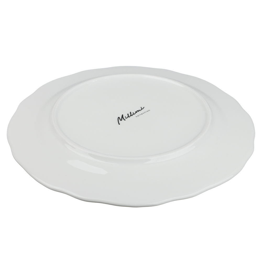 Тарелка подстановочная Блоссом тм MILLIMI, 26,5см, фарфор - #4