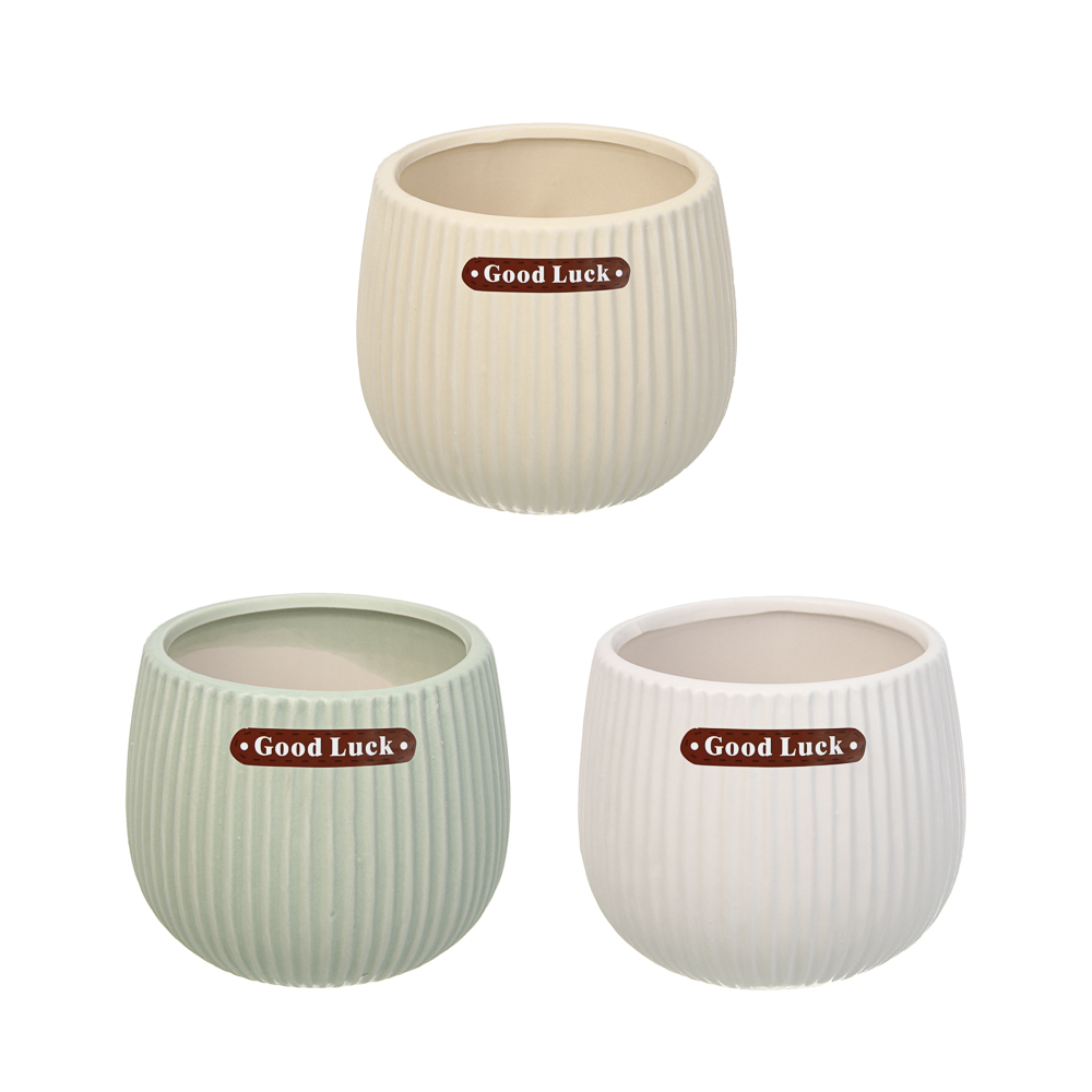 Кашпо тм INBLOOM, 10х10,5см, керамика - #2