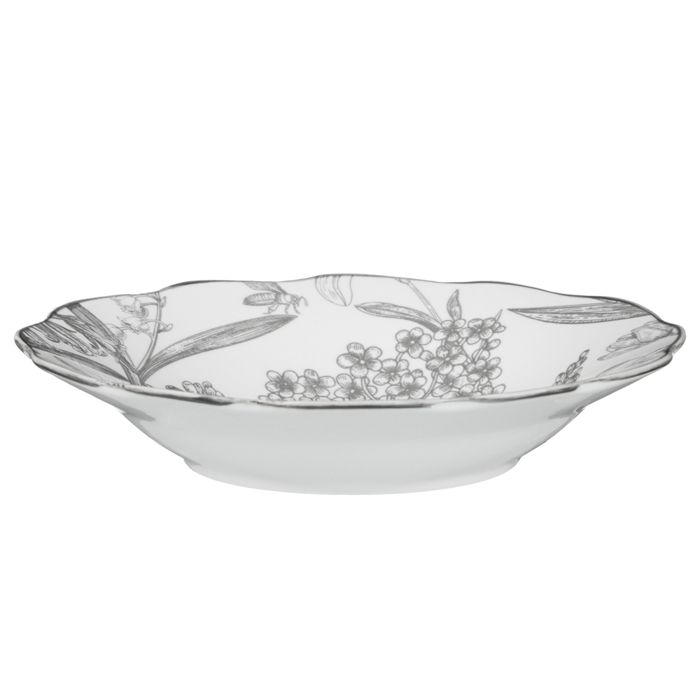 Тарелка для супа/салатник 20см, тм MILLIMI, Мидоу, фарфор - #1