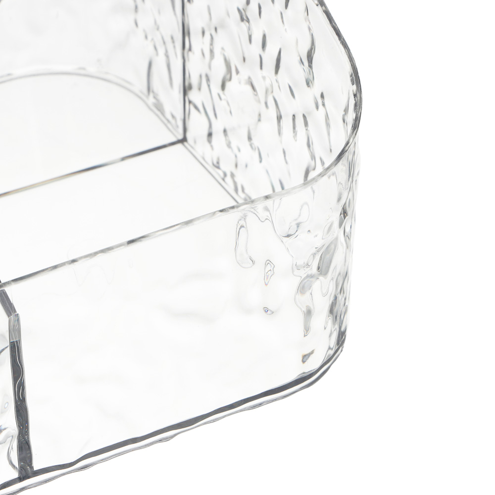 Органайзер для косметики и визажа тм ЮНИLOOK Ice 17,5х15х11см, пластик PET, #25667 - #4