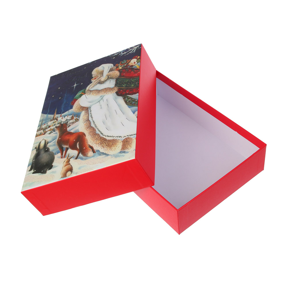 Набор подарочных коробок тм СНОУ БУМ, 3 размера 21x29x9см, 20x27x8см, 18x26x6см, картон - #4