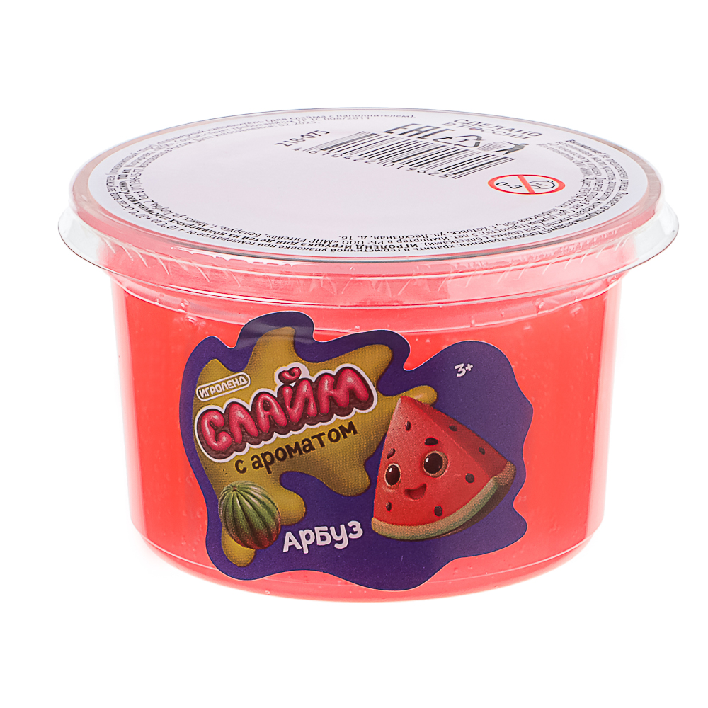 ИГРОЛЕНД Игрушка для детей из полимерных пластичных масс, "Слайм" с ароматом, 100 мл, 6 дизайнов - #3