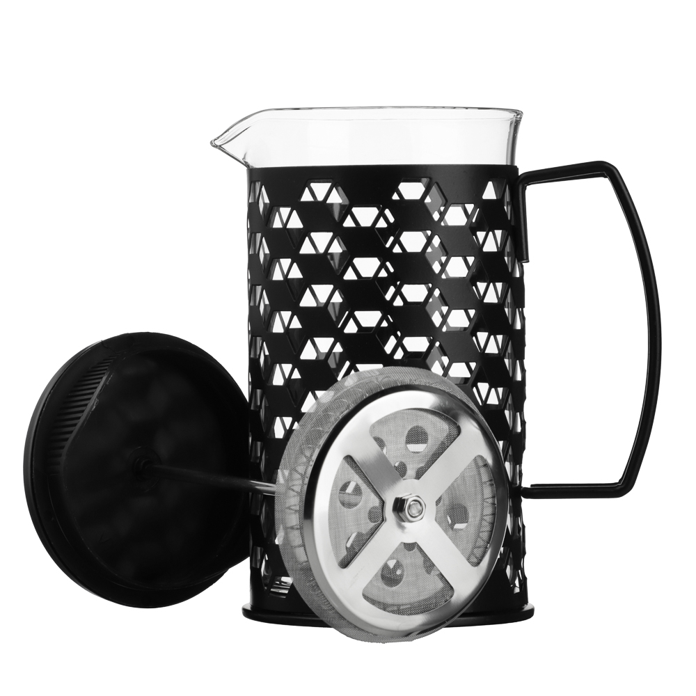 SATOSHI Монблан Френч-пресс 600мл, стекло, нерж.сталь - #5