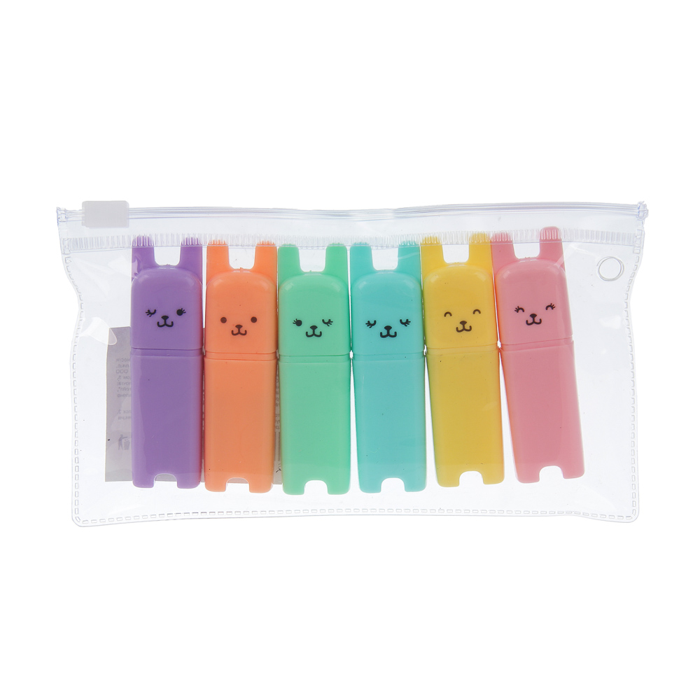 Набор маркеров-выделителей, 6 штук, 6 цветов - #7