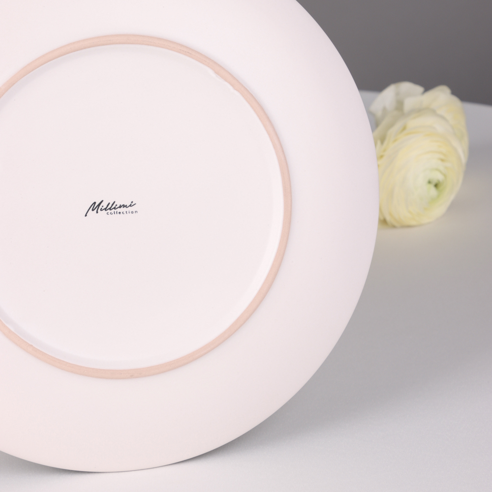 MILLIMI Тарелка подстановочная 27х3см, керамика, белый - #7