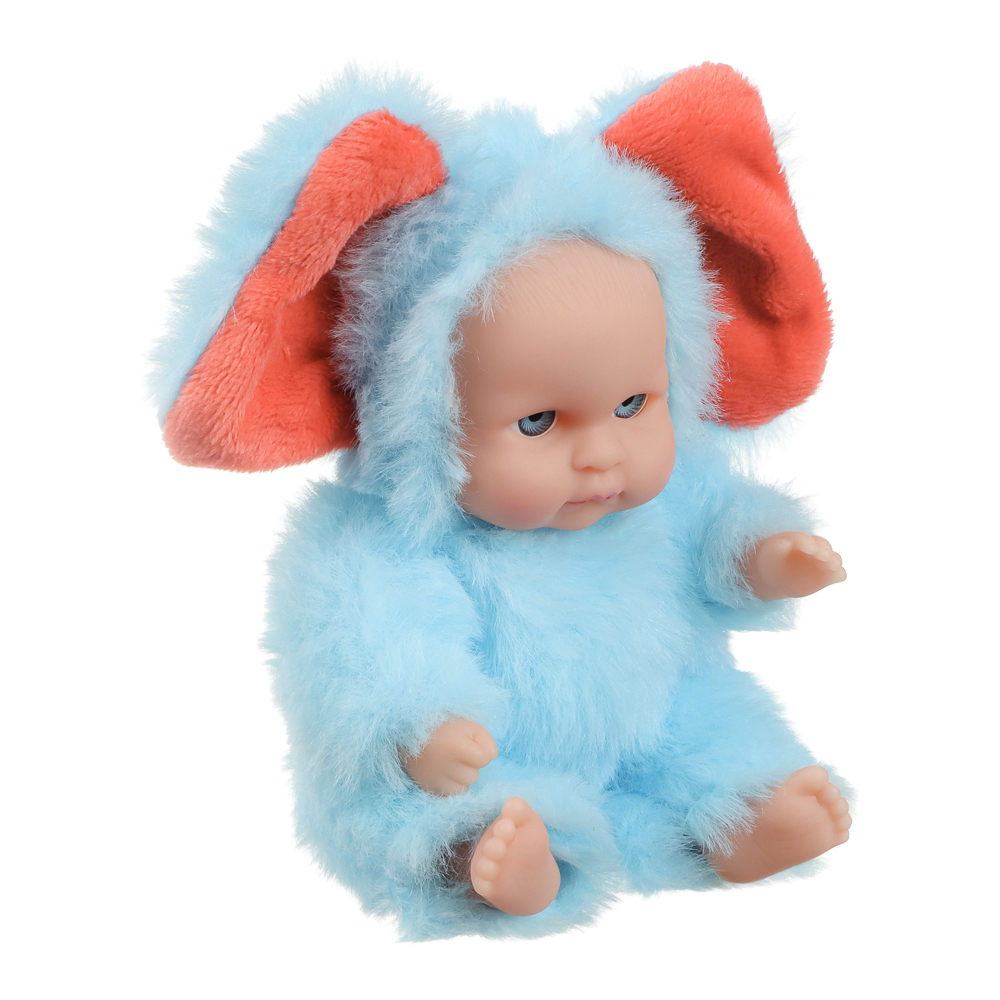 ИГРОЛЕНД Пупс в кигуруми 12 см, PVC, PP, полиэстер, 10,2х5х17 см - #42