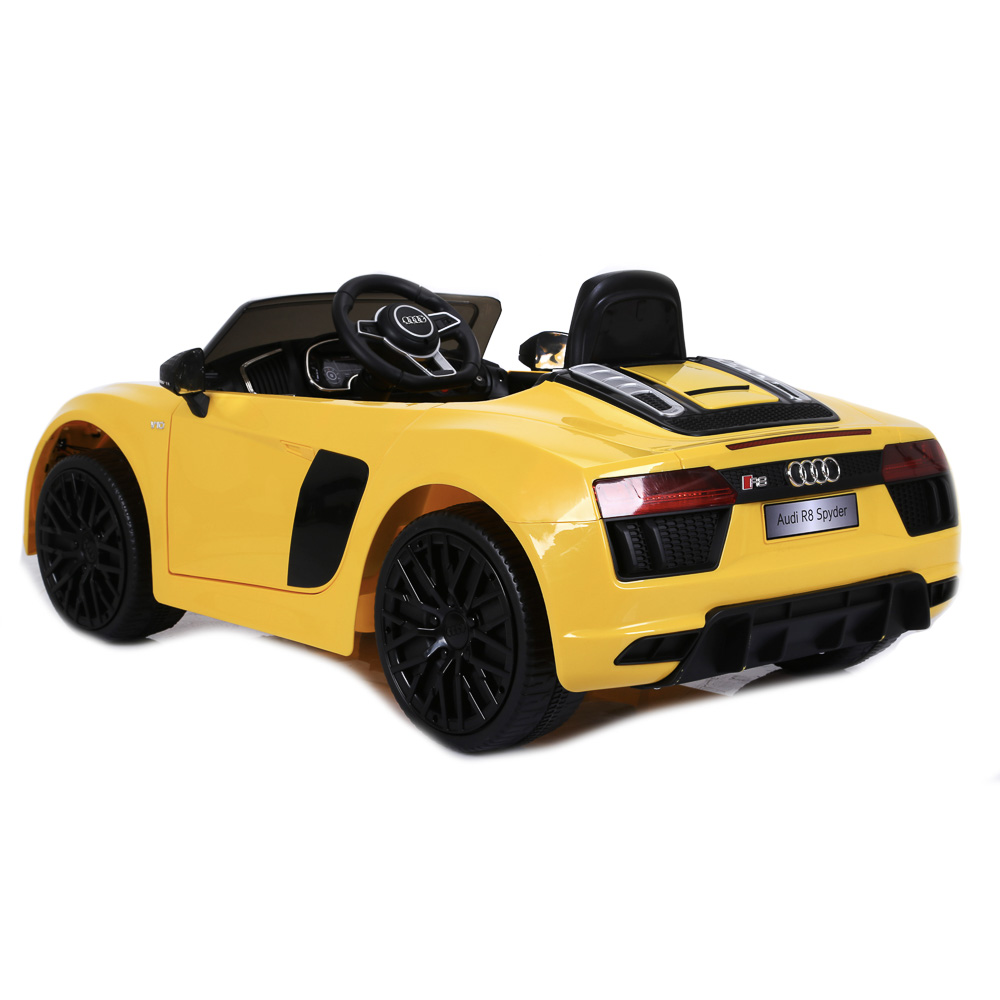 Электромобиль AUDI R8 SPYDER, свет, звук, 12V7AH, PP, 123x71x49см - #4