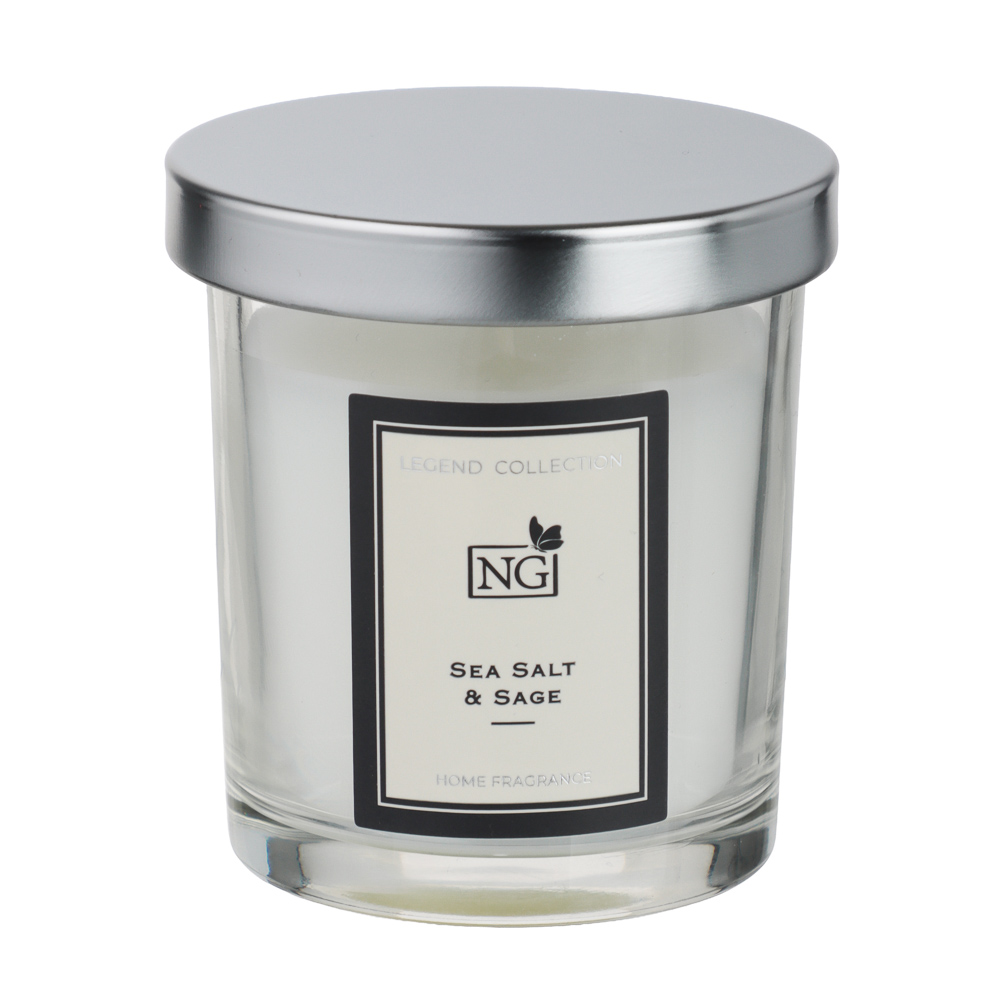 NEW GALAXY Свеча ароматизированная LEGEND COLLECTION, 88 гр, Sea Salt & Sage - #3