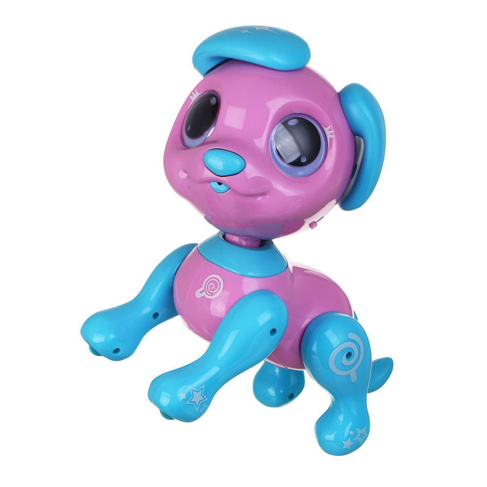 ИГРОЛЕНД Игрушка интерактивная робот-питомец, движ., звук,свет, 3ААА, ABS, 20х20х12см, 3 дизайна - #5