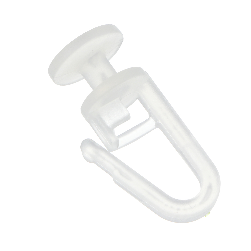 Крючки для штор, 100 шт, POM, 2.6x1.3x0.9 см/шт., цвет прозрачный - #3