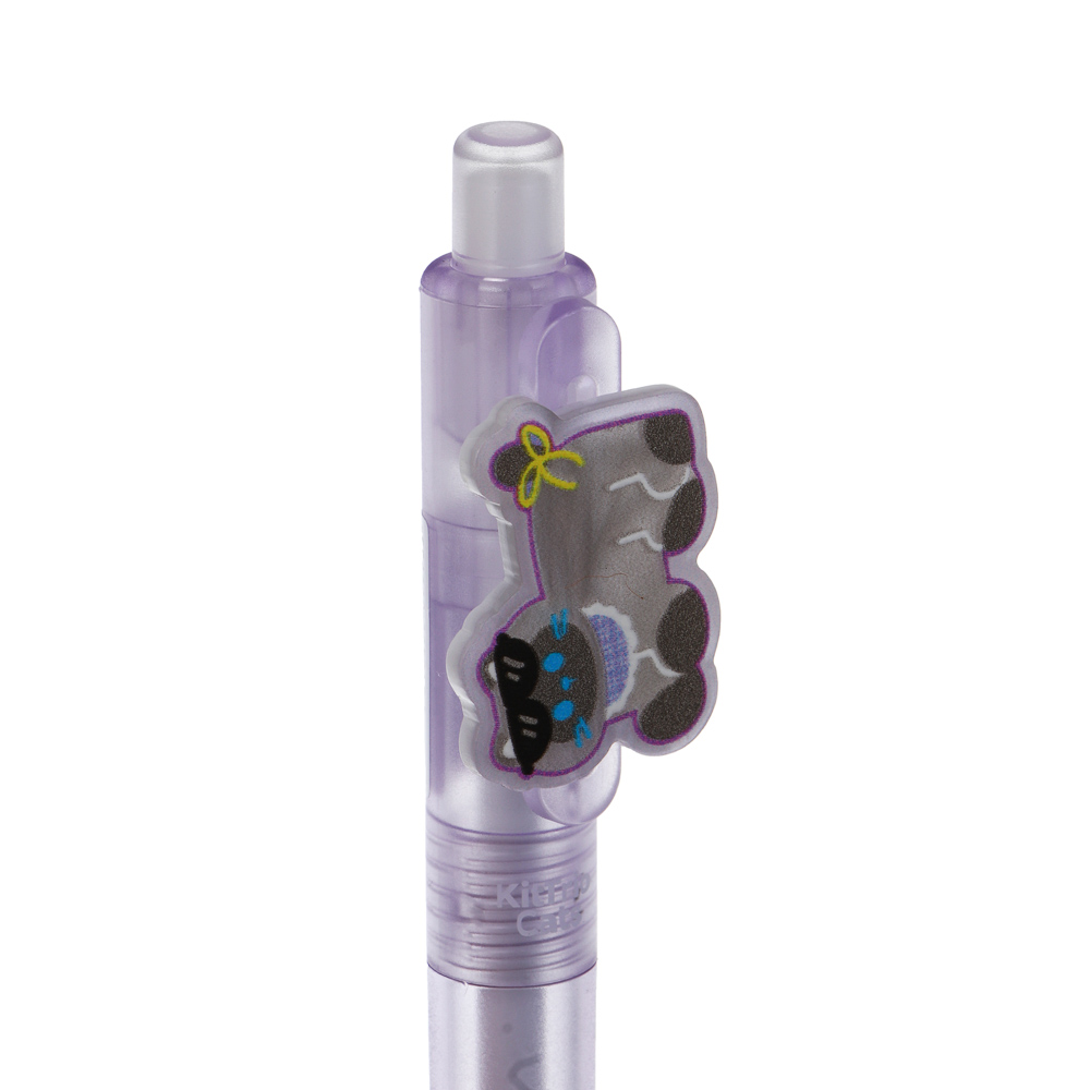 Ручка автоматическая гелевая синяя "Киттенс", 3 вида - #7