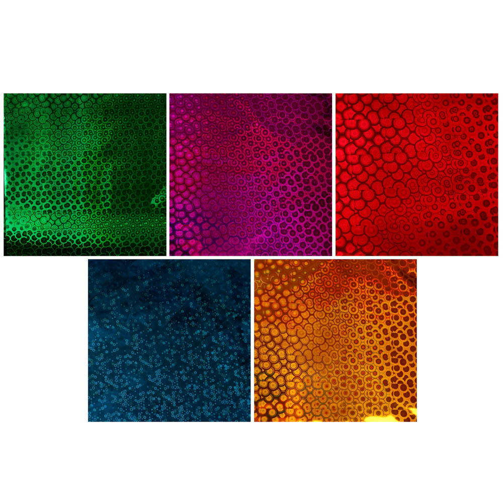Пленка цветная с голографическим эффектом "Neon", 200х70 см - #1