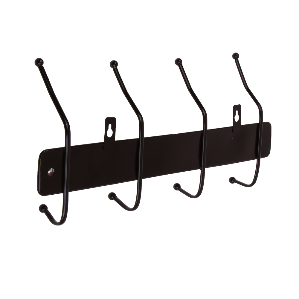 Вешалка настенная тм VETTA Плетенка, металл, 4 крючка, 32х14х4см - #3