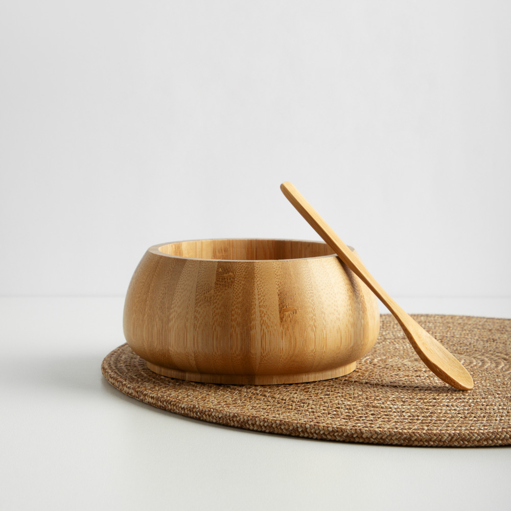 SATOSHI Банка для специй с крышкой и ложкой, бамбук, 13.5х9см - #11