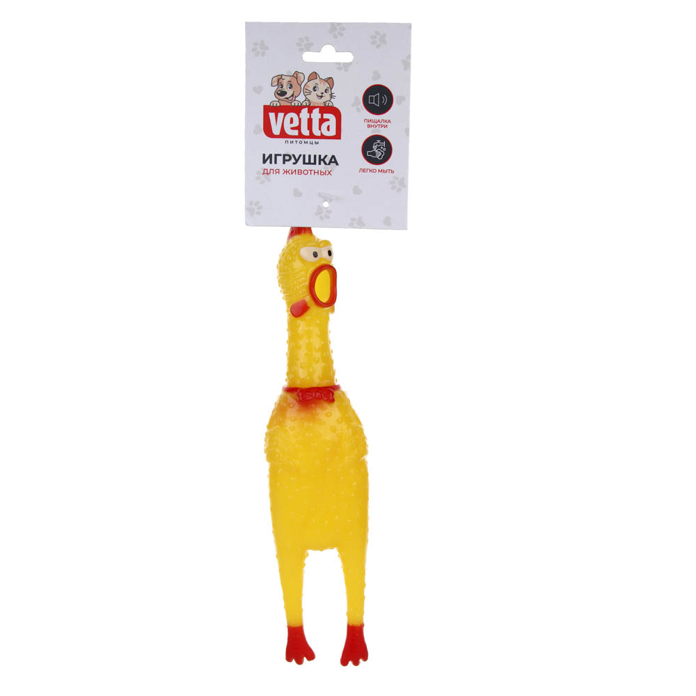 VETTA Игрушка для домашних животных, ПВХ, 25х5 см, курица - #3
