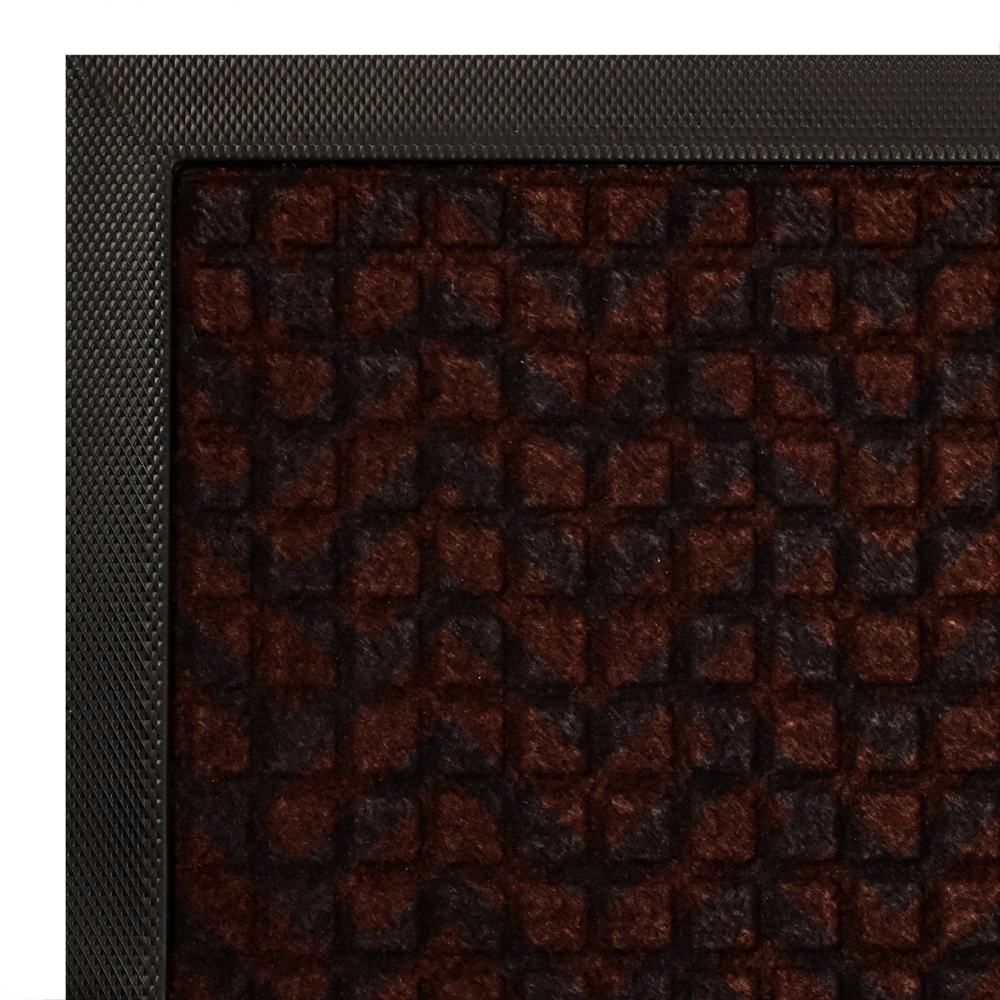 VETTA Коврик придверный, резиновый с ворсом полиэстер, 40x60см, 4 дизайна, арт.1 - #19