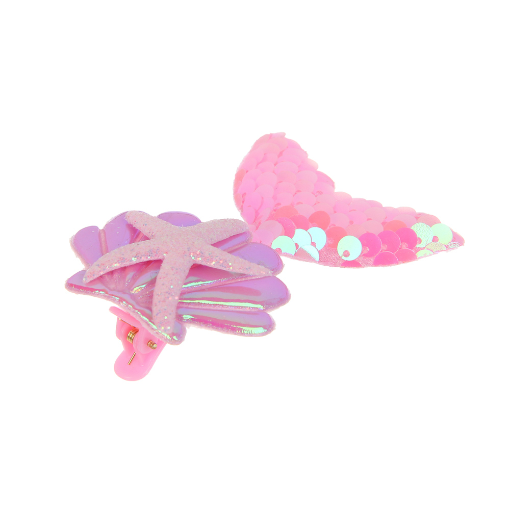 ИГРОЛЕНД Набор бижутерии в сумочке "Ракушка" 3 пред., 13х16 см, пластик, металл, текстиль - #9