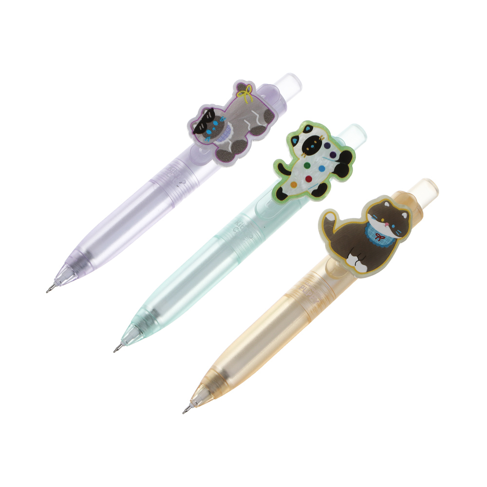 Ручка автоматическая гелевая синяя "Киттенс", 3 вида - #1