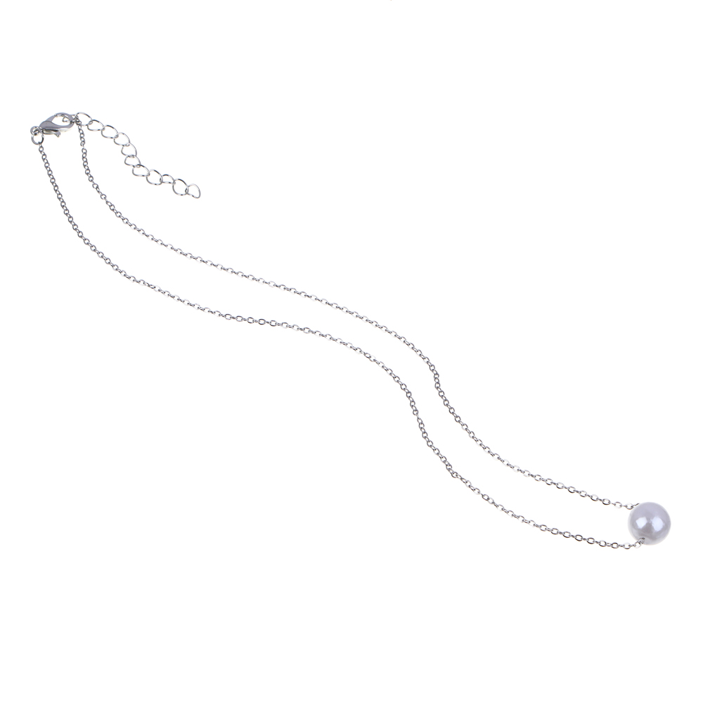 Ожерелье с кулоном, бижутерия, сплав, БЖ-4 - #1