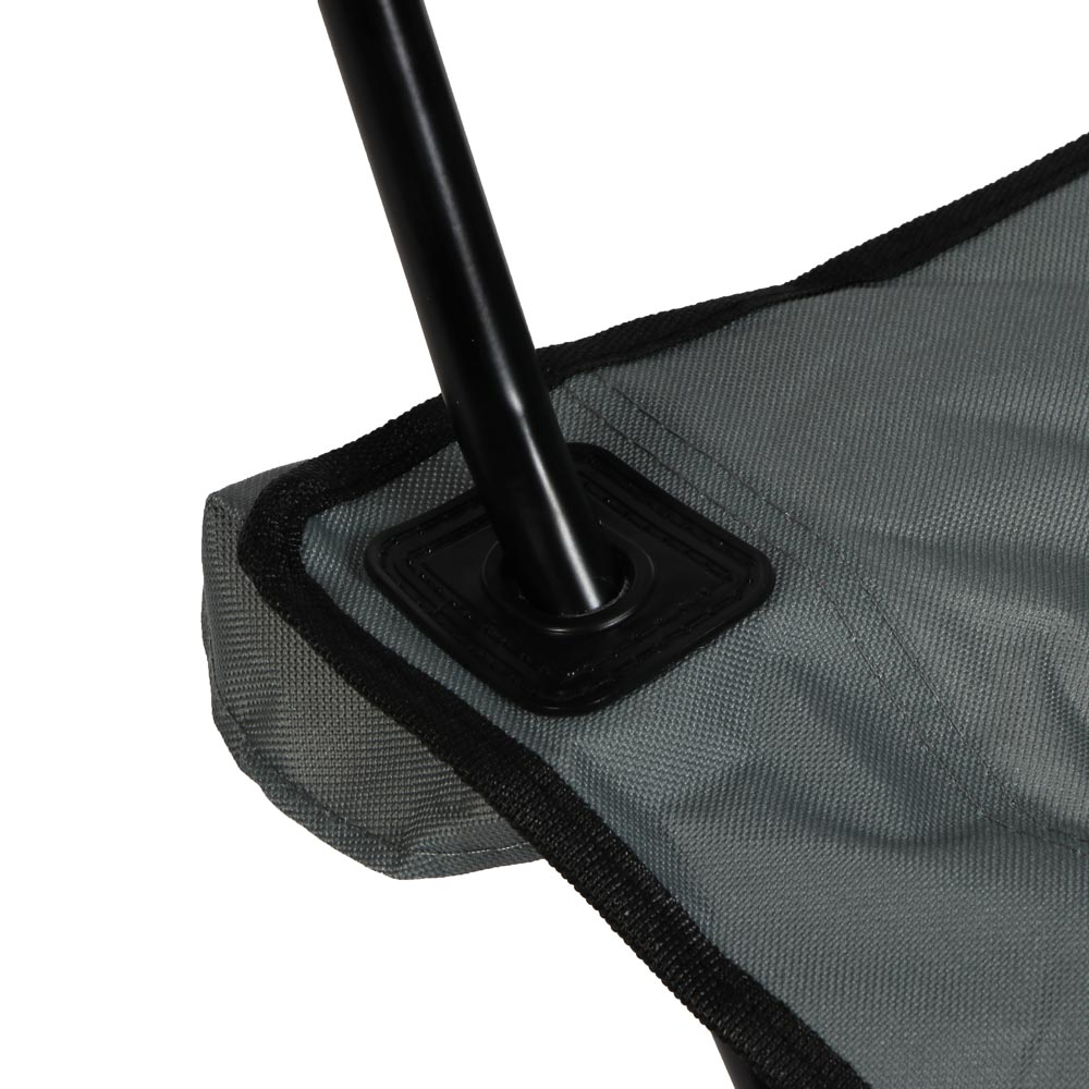 Кресло складное тм РУССО ТУРИСТО, с подлокотниками, подстаканником, до 120кг, 50х50х80см,сталь d16мм - #8