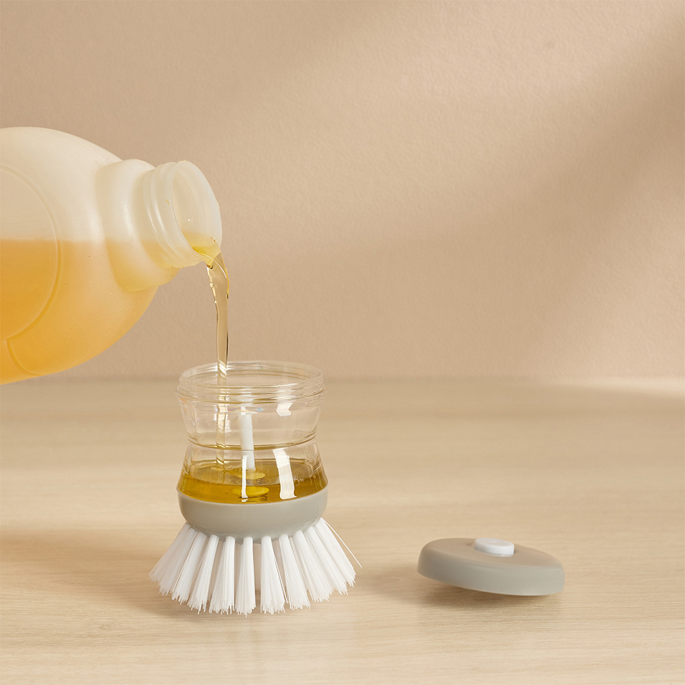 VETTA Щетка для посуды с мыльницей и дозатором, пластик, 8см - #8