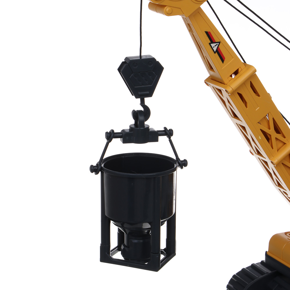 ИГРОЛЕНД Инерционный строительный кран, свет, звук, 3хAG13, ABS, 35х17х25 см - #11