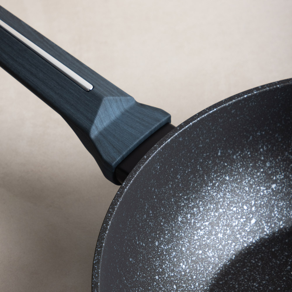 SATOSHI Гардан Вок литой d28см, антипригарное покрытие мрамор, индукция - #14