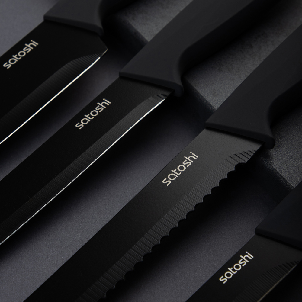 SATOSHI Орис Набор ножей кухонных 6пр, в магнитной коробке - #12