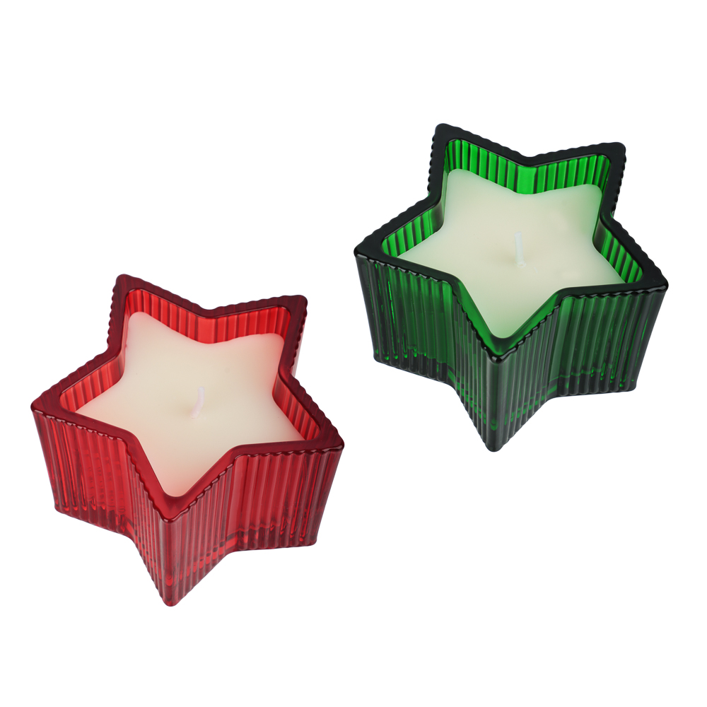 NEW GALAXY Ароматизированная свеча Звезда, дикий мандарин, соленая карамель - #1