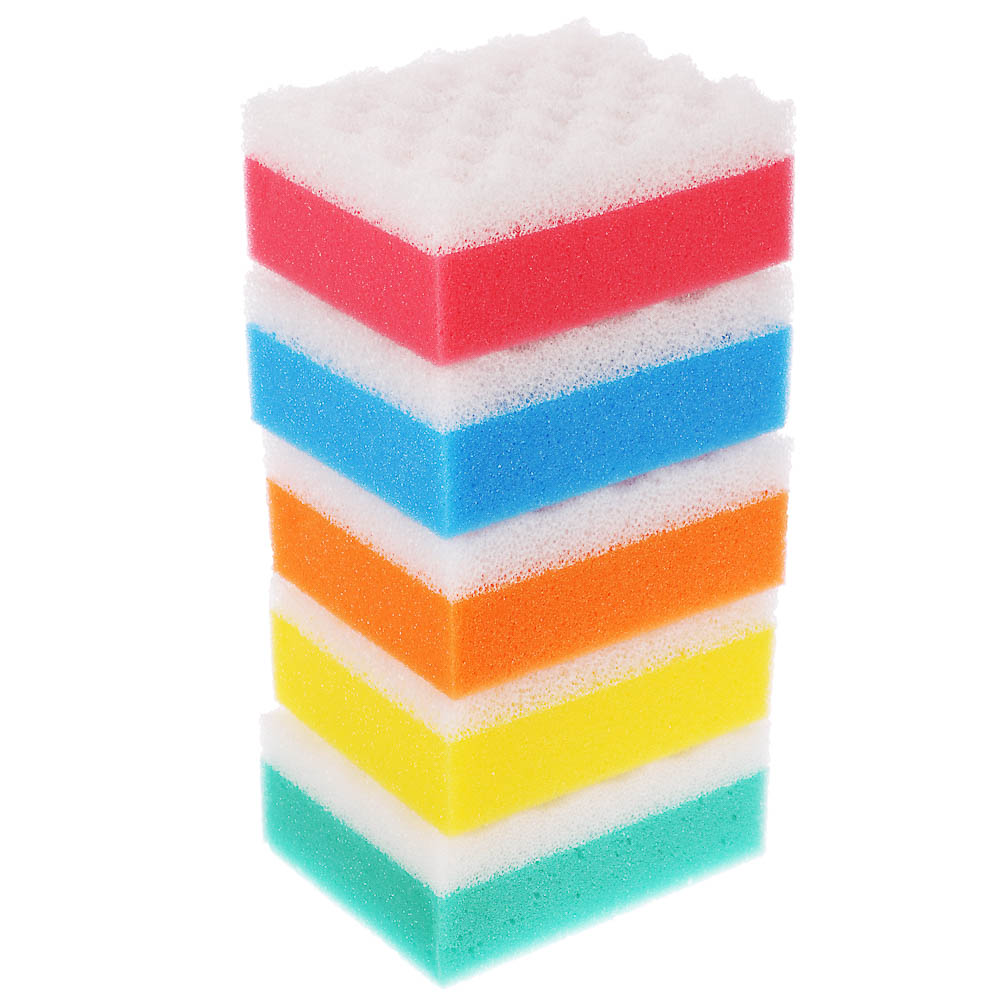 Губка для тела массажная в асс. поролон-эластичный - #4