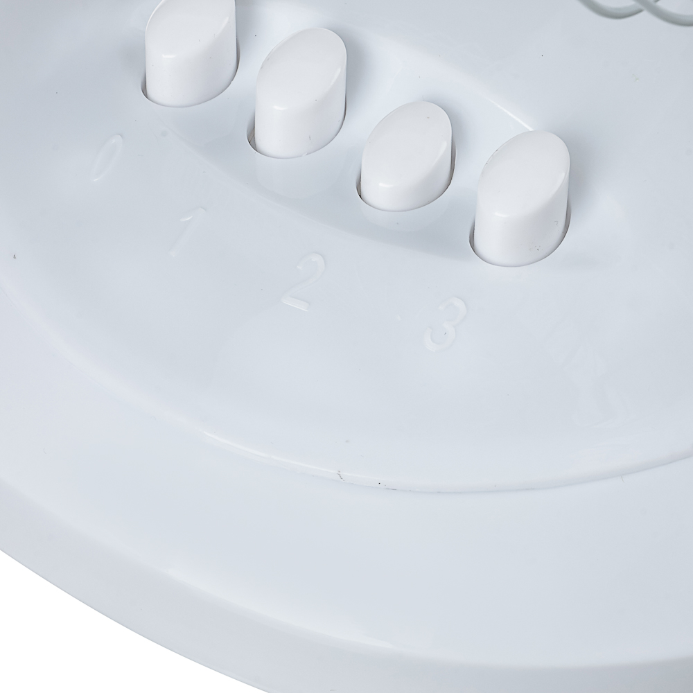 Вентилятор настольный тм LEBEN 45Вт, 3 скорости, диаметр 34см, 220в, белый - #4